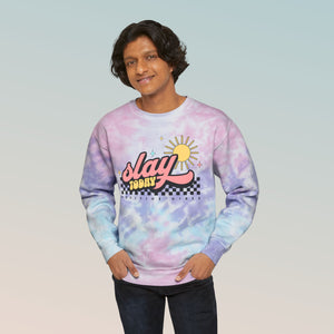 Slay Today Unisex Tie-Dye Sweatshirt