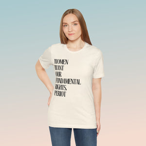 Female Fundamental Rights Short Sleeve Tee