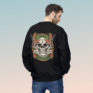 Tattoo Style Grunge Crewneck Sweatshirt