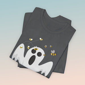 Bee-spooked Ghost Halloween Unisex T-shirt