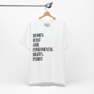 Female Fundamental Rights Short Sleeve Tee