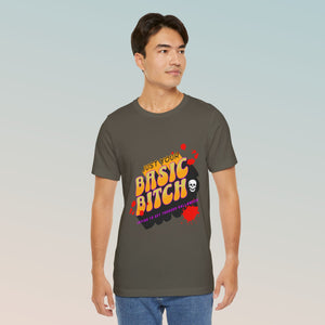 Basic Halloween B*tch Jersey Short Sleeve Tee