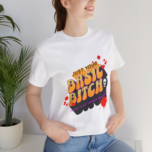 Basic Halloween B*tch Jersey Short Sleeve Tee