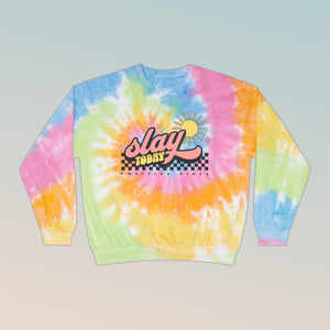 Slay Today Unisex Tie-Dye Sweatshirt