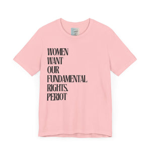 Female Fundamental Rights Short Sleeve Tee