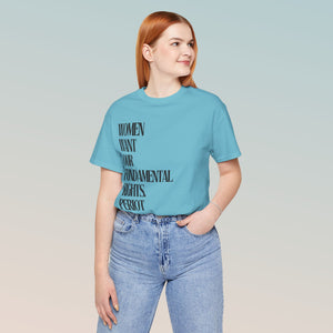 Female Fundamental Rights Short Sleeve Tee