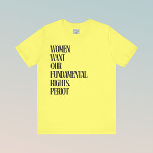 Female Fundamental Rights Short Sleeve Tee