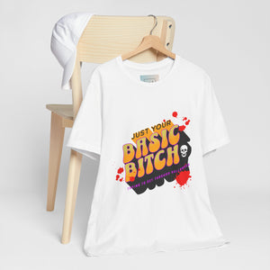 Basic Halloween B*tch Jersey Short Sleeve Tee