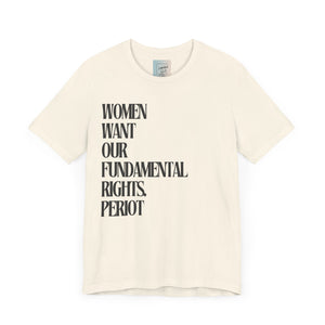 Female Fundamental Rights Short Sleeve Tee