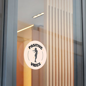 Positive Vibes Round Sticker