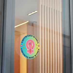 Empowered Women Round Sticker