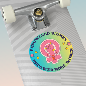 Empowered Women Round Sticker